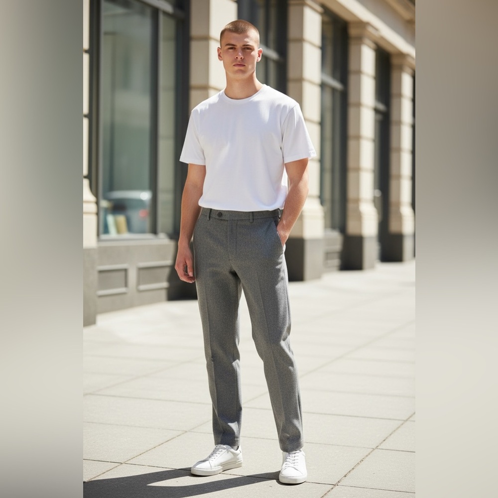 Farah Charcoal wool  Dress Pants